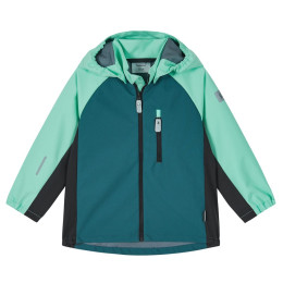 Kinder-Softshell-Jacke Reima Temppu Dark Teal grün/grau Dark Teal