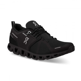 Damen Laufschuhe On Running Cloud 5 Waterproof schwarz All Black