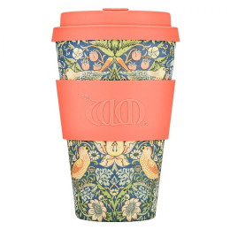 Thermotasse Ecoffee cup William Morris Gallery, Strawberry Thief 400 ml rosa