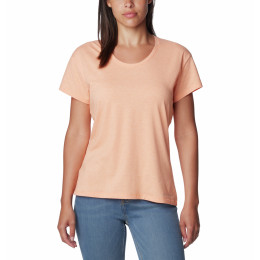 Damen-T-Shirt Columbia Sun Trek™ SS Tee orange Apricot Fizz Heather