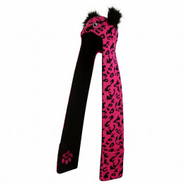Kindermütze Dare 2b Snowplay 3in1 Hat Scarf rosa/rot PurPk/BkSLeo