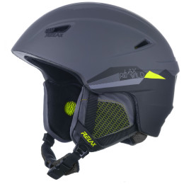 Skihelm Relax Wild grau/schwarz šedá, černá