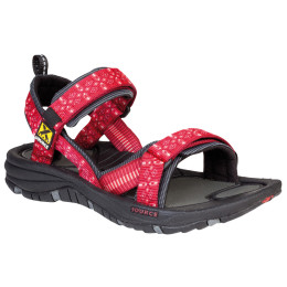 Damensandalen Source Gobi Tribal Red rot/weiß TribalRed