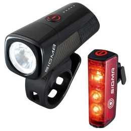 Vorder- / Rücklicht Sigma Buster 400 + Blaze Flash schwarz