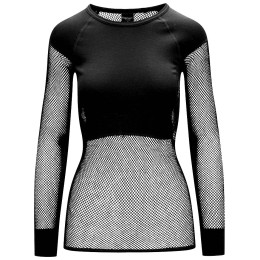 Damen-Funktionsshirt Brynje of Norway Lady Wool Thermo Shirt w/inlay schwarz black