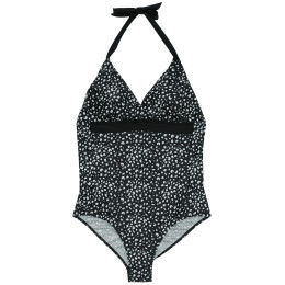Damenbadeanzug Regatta Flavia Swim Cstm II schwarz/weiß Black/White Polka Print