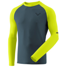 Herren-Funktionsshirt Dynafit Alpine Pro M L/S Tee blau/gelb 5A31 - ultra yellow/0720