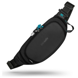 Hüfttasche Pacsafe ECO waist pack schwarz/blau Econyl Black