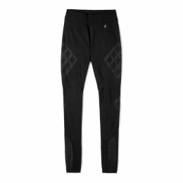 Damen- Funktionshose Smartwool W Intraknit Thermal Merino Bl Bottom schwarz/weiß black-white