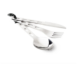 Besteck GSI Outdoors Glacier Stainless 3 Pc. Ring Cutlery