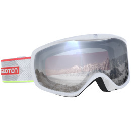Skibrille Salomon Sense White Corail Neon