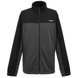 Herren-Sweatshirt Regatta Highton Full Zip Midlayer grau Ash/Black