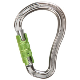 Karabiner Climbing Technology Axis HMS TG silber/grün gray/green