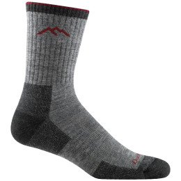 Herrensocken Darn Tough Hiker Micro Crew Midweight With Cushion grau charcoal