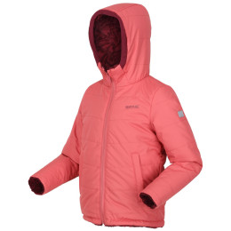 Kinderjacke Regatta Kyrell Reversible Jacket rot/rosa MinRd/BrgZeb