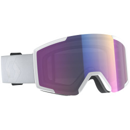 Skibrille Scott Shield weiß mineral white/enhancer teal chrome