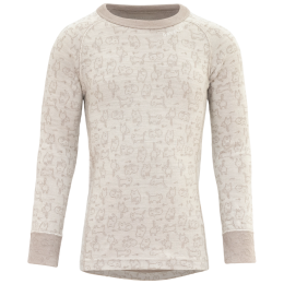 Kinder-Funktionsshirt Devold Duo Active Merino Shirt Kid beige RAW WHITE