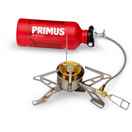 Gaskocher Primus OmniFuel II w. Bottle & Pouch grau