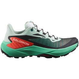 Damenschuhe Salomon Genesis grün Bay / Electric Green / Cherry Tomato