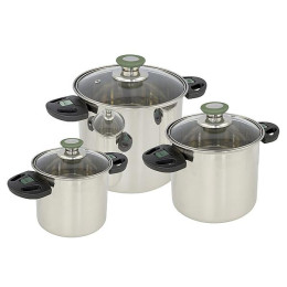 Geschirrset Bo-Camp Elegance Compact 3 silber Silver