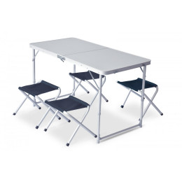 Set Pinguin Furniture (table + 4 chairs) petrolfarbe