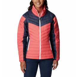 Damen-Winterjacke Columbia Powder Lite™ II Full Zip Jacket rosa/blau Blush Pink, Nocturnal