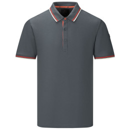 Herren-T-Shirt Regatta Adryan Polo grau Dark Storm