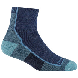 Damensocken Darn Tough W Hiker Quarter Midweight With Cushion blau blue jay