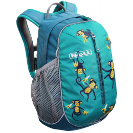Kinderrucksack Boll Roo 12l hellblau monkeys
