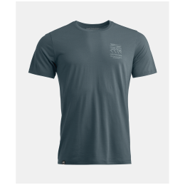 Herren-Funktionsshirt Ortovox 150 Cool Mtn Mission Ts M dunkelgrau Dark Arctic Grey
