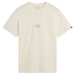 Herren-T-Shirt Vans Vanstander SS Crew Tee-B weiß ANTIQUE WHT/AUTUMN LEAF