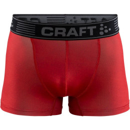 Herren funktionelle Boxershorts Craft Greatness 3" rot/schwarz Canyon