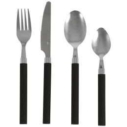 Besteckset Bo-Camp Cutlery Set 4 kusy pro 1 osobu schwarz Zwart