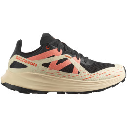 Damen Laufschuhe Salomon Ultra Flow beige Black / Tender Peach / Fusion Coral