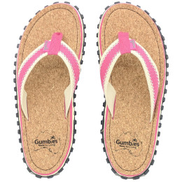 Flip-Flops Gumbies Corker Natural Cork - Pink rosa