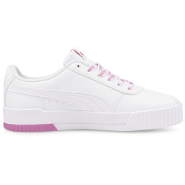 Damenschuhe Puma Carina Logomania weiß/rosa white
