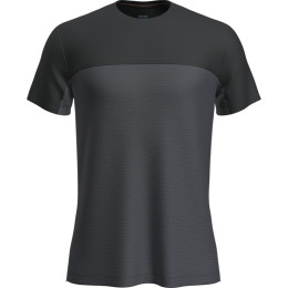 Herren-Funktionsshirt Icebreaker Men Merino 125 Cool-Lite™ Sphere III SS Tee Colour Block grau/schwarz Graphite Heather/Black/Cb