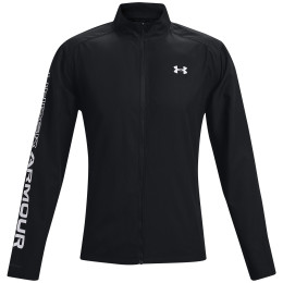 Herren-Frühjahrsjacke Under Armour STORM Run Jacket schwarz Black / White / Reflective