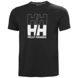 Herren-T-Shirt Helly Hansen Core Graphic T 2.0 schwarz Black