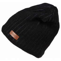 Herrenmütze Sherpa Bono schwarz/blau OceanBlue