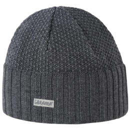 Merino-Strickmütze Kama A 199 dunkelgrau graphite