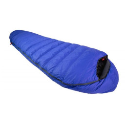 Daunenschlafsack Warmpeace Solitaire 500 Extra Feet 195 blau RoyalBlue/Black