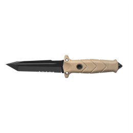 Taschenmesser TB OUTDOOR Vengeur Survival Knife schwarz/beige