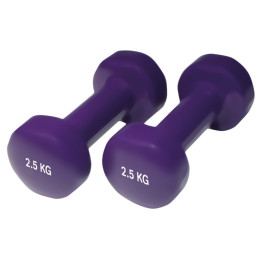 Hanteln Yate neopren 2.5kg/pár lila