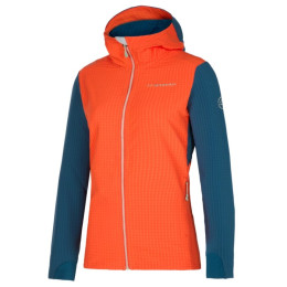 Damenjacke La Sportiva Descender Storm Jkt W rot/blau Cherry Tomato/Storm Blue