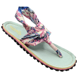 Damensandalen Gumbies Slingback Mint & Pink blau/rosa