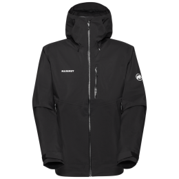Herrenjacke Mammut Alto Guide HS Hooded Jacket Men schwarz/weiß black