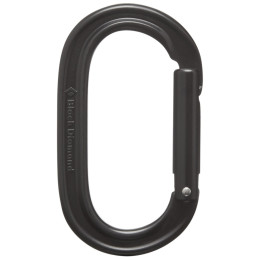 Karabiner Black Diamond Oval Keylock schwarz Black