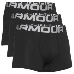 Herrenshorts Under Armour Charged Cotton 3in 3 Pack schwarz Black/Black/Black