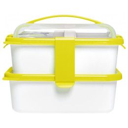 Lunchbox Omada Sanaliving Box Set gelb Verde Acido